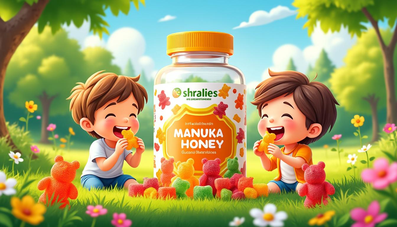 objevte chutné gumídky s manukovým medem pro posílení imunity. vitamíny vhodné pro děti i dospělé, podpora zdraví a energie každý den.